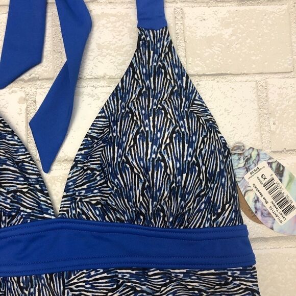 NWT Prana Lahari Tankini Top Blue Seashell XS - Picture 2 of 7
